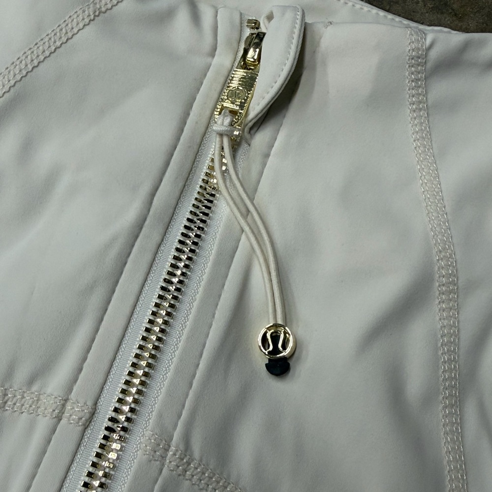 Lululemon Define Jacket and Leggings Set Bone White - Picture 3 of 4